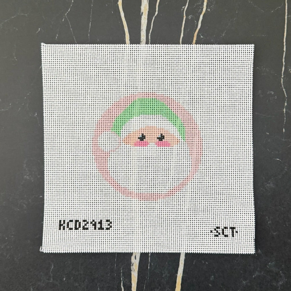 Pink Santa Face
