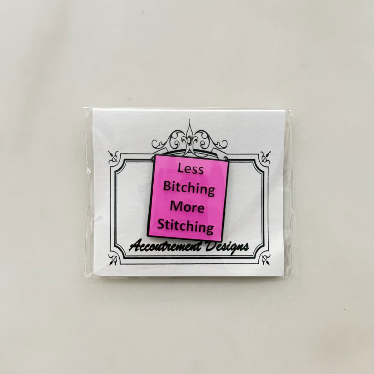 Less Bitching More Stitching Needle Minder
