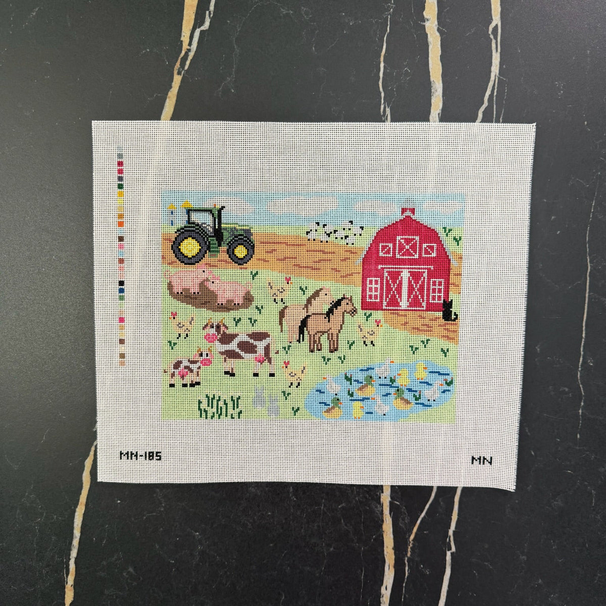 Barnyard Farm Scene