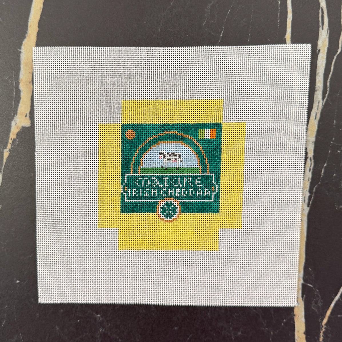 3D Wedge of Irish Cheddar Cheese