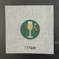 Champagne Glass Fob