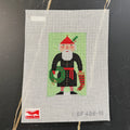 Santa in Black Coat