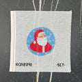 Santa Blue Round