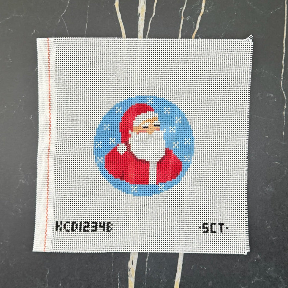 Santa Blue Round