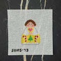 Yellow Candy Cane Angel