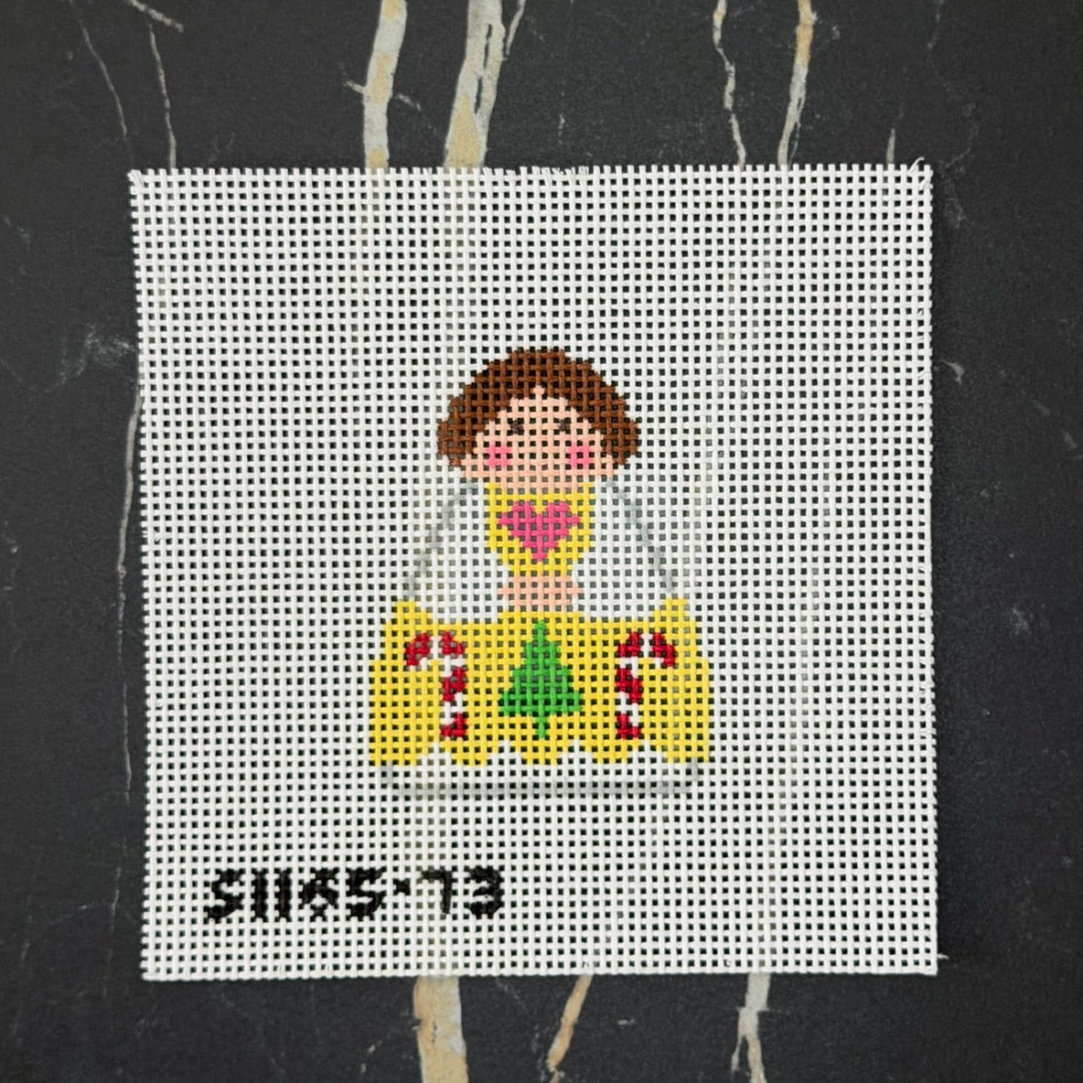 Yellow Candy Cane Angel