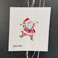 Retro Santa with Stripes