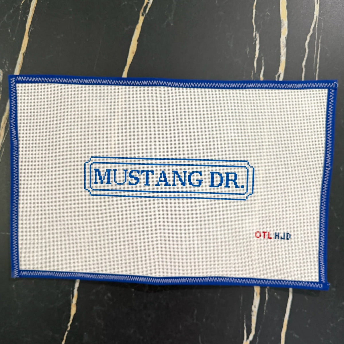 Mustang Dr. Road Sign
