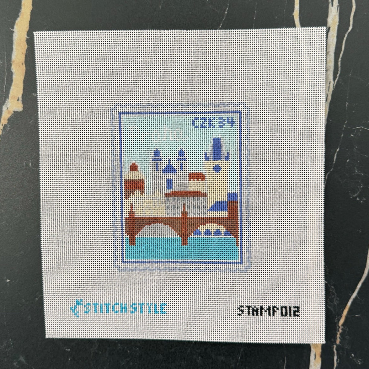 Prague Charles Bridge Stamp