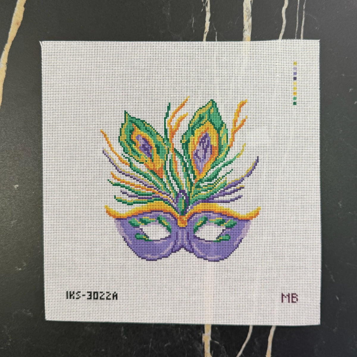 Mardi Gras Mask - Purple