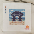Blue Beach Chairs