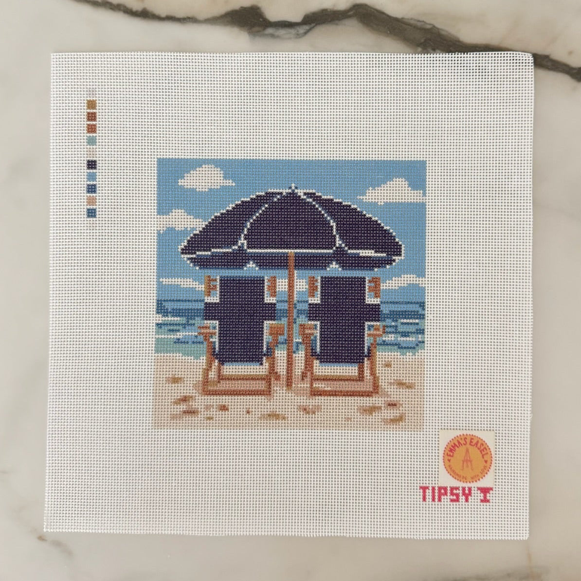 Blue Beach Chairs
