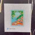 Amalfi Coast Travel Stamp