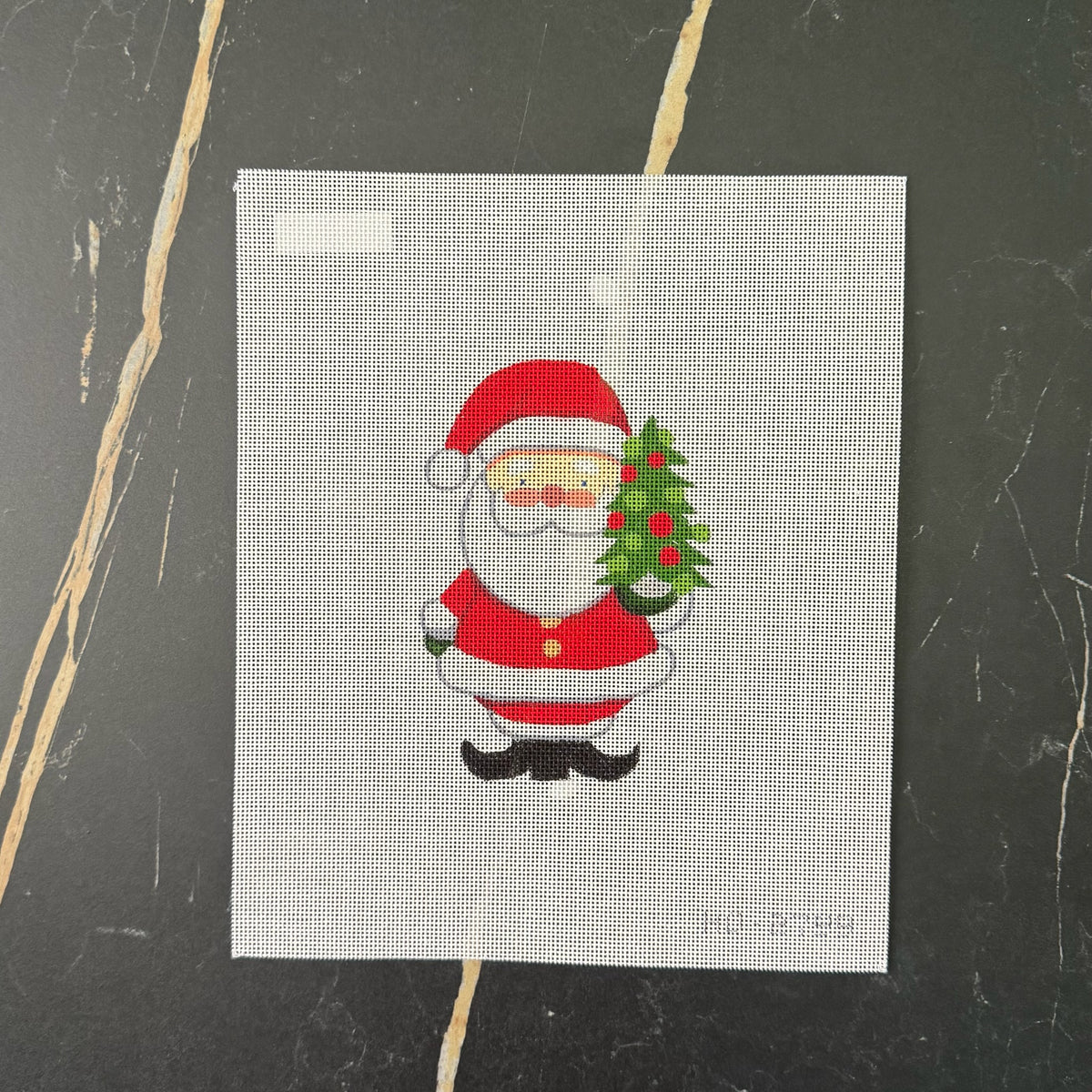 Red Santa with Tree