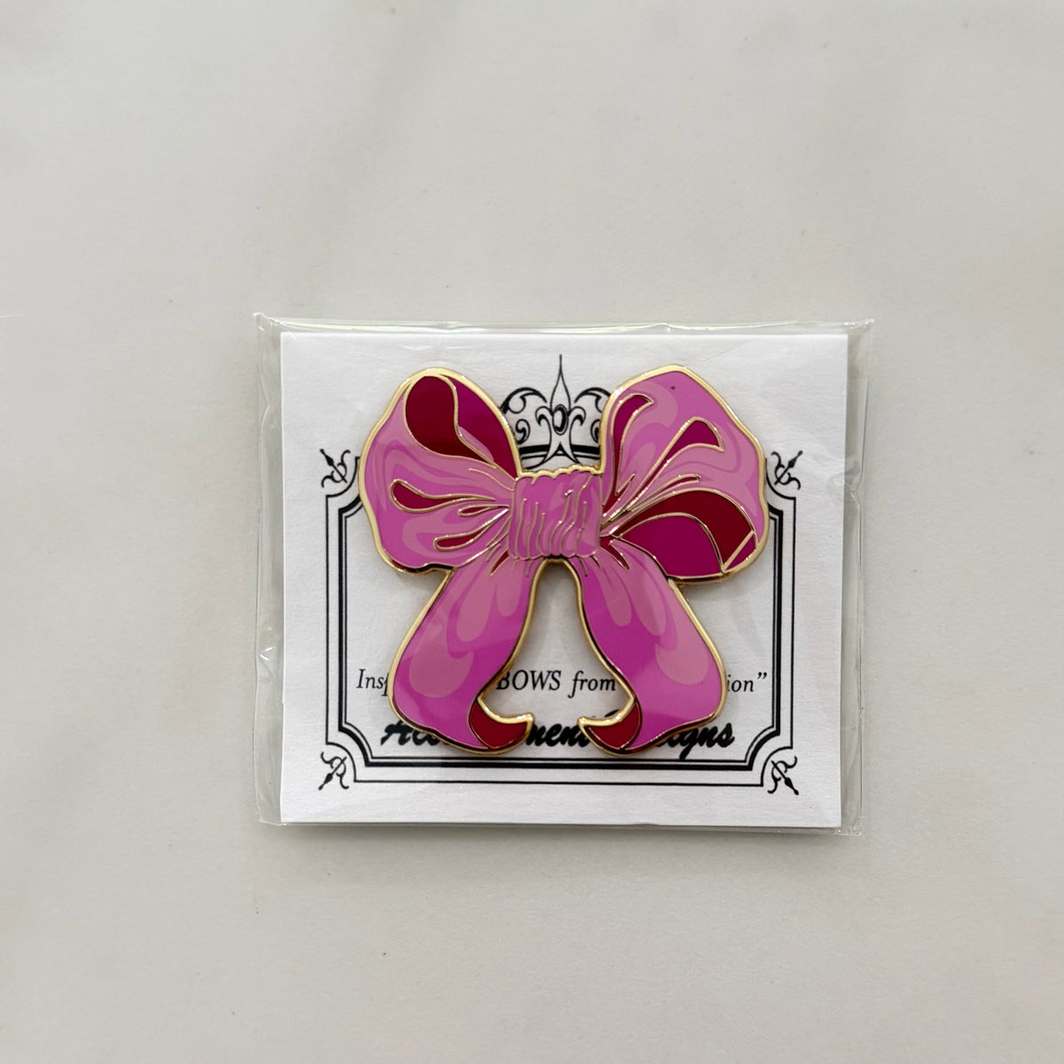 Pink Bow Needle Minder