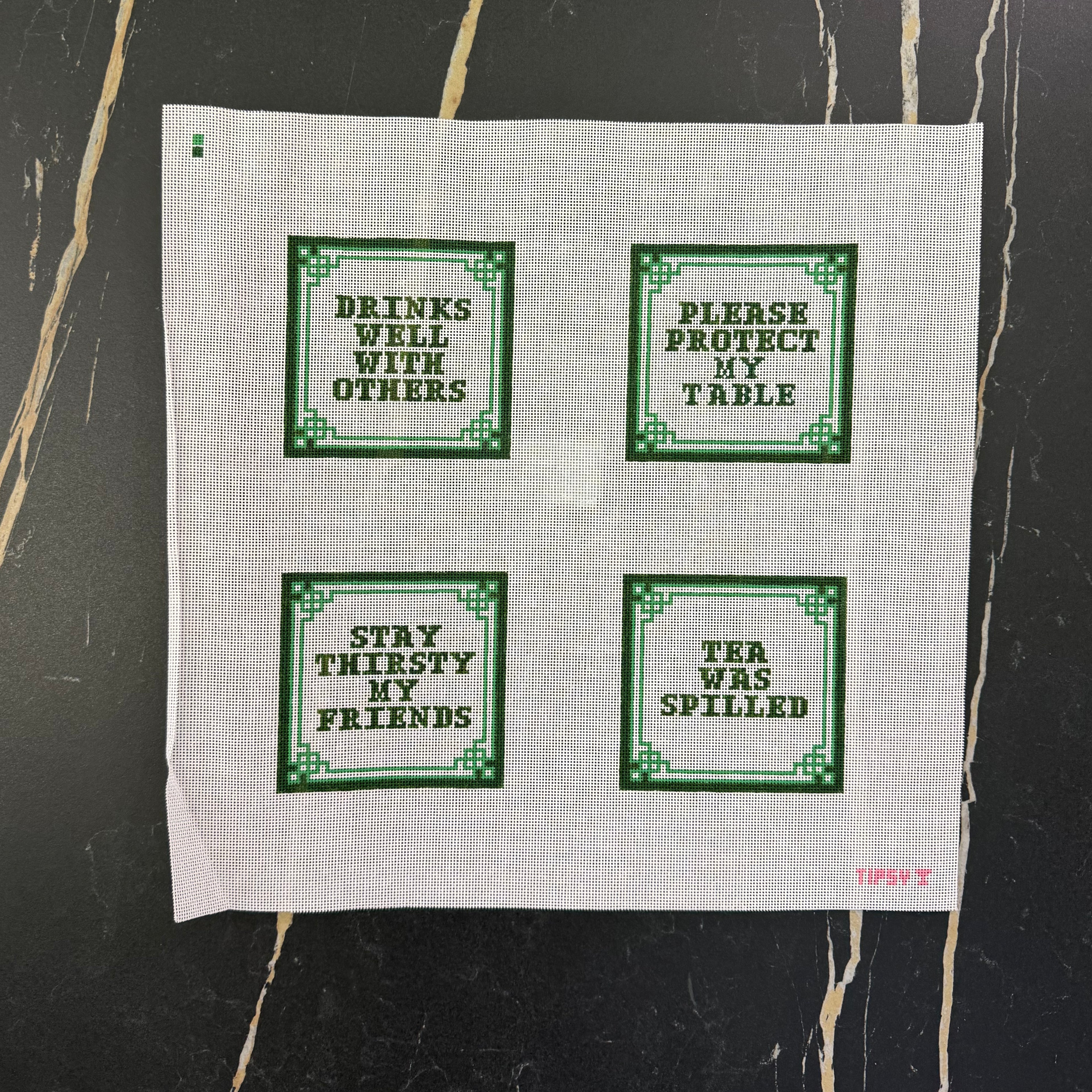 Witty Coasters Canvas