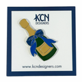 Blue Bow Champagne Needleminder