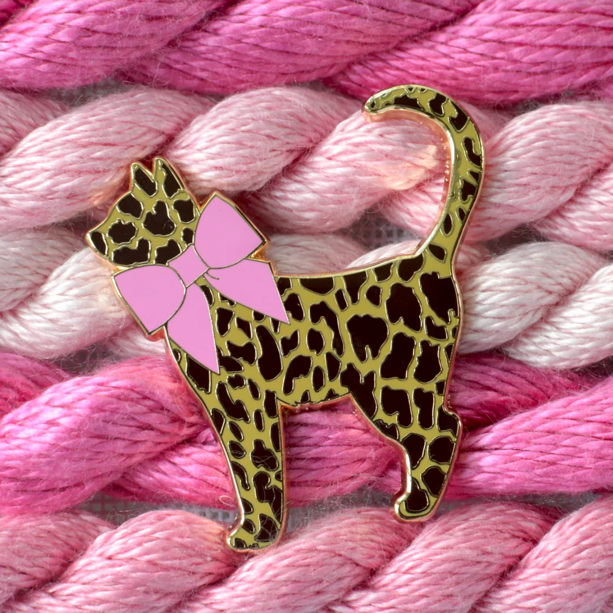 Leopard Kitty Needleminder
