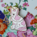 Pink Staffordshire Dog Needleminder