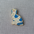 Blue Staffordshire Dog Needleminder