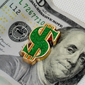 Glitter Dollar Sign Needleminder