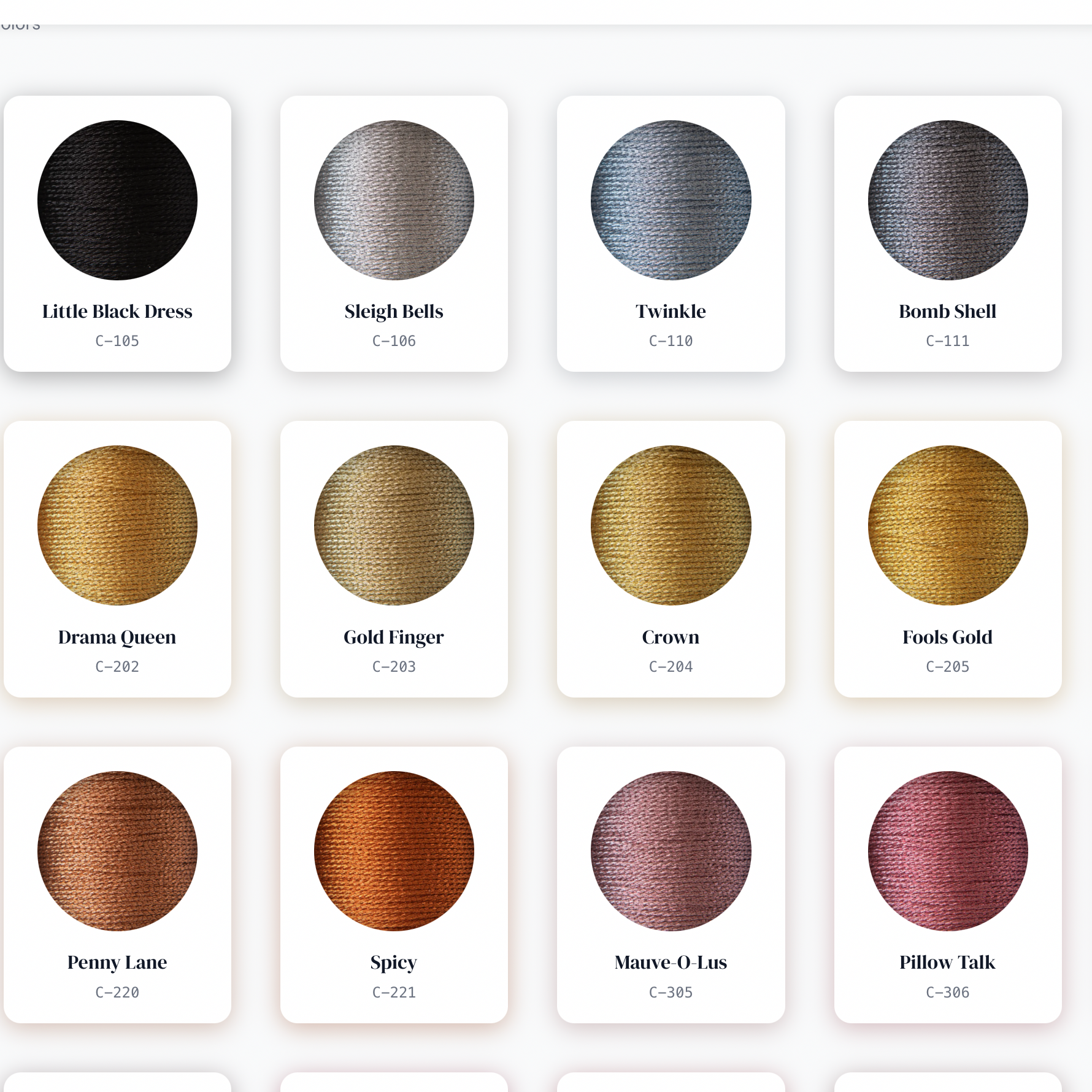Radiance Metallics 18 — Classic Colors